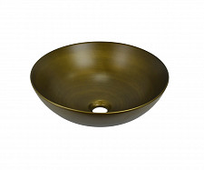 Раковина Bronze de Luxe Sphera 6203  405х405х150 на столешницу, цвет бронза от Водопад  фото 1
