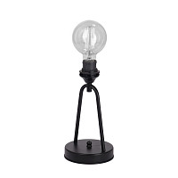 Лампа настольная Vitaluce V4370-1/1L 1хE27 60 Вт, черный матовый от Водопад  фото 1
