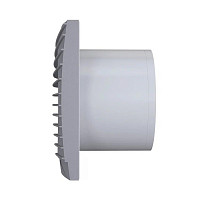 Бытовой вентилятор Diciti Silent 4C Dark Gray metal, D100 мм, 25 дБ, 90 м3/ч, ABS-пластик, темно-серый, обратный клапан от Водопад  фото 3