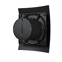 Бытовой вентилятор Diciti Breeze 4C Matt black, D 98 мм, 25 дБ, 90 м3/ч, ABS-пластик, черный матовый, обратный клапан от Водопад  фото 4