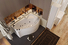 Фронтальная панель для ванны Marka ONE GRACIA 170 58178 правая от Водопад  фото 3