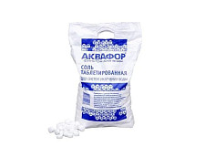 Соль поваренная экстра выварочная таблетированная Аквафор Универсальная 500504 (мешок 10 кг) от Водопад  фото 1
