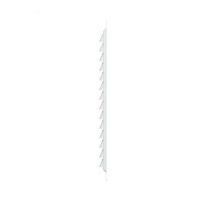 Решетка вентиляционная Era 3030МЭ, квадратная с сеткой, 300х300 мм, окрашенная сталь, белая от Водопад  фото 3