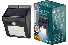 Светильник Duwi SOLAR LED 24297 0 на солнечных батареях, IP44, с датчиком движения, черный от Водопад  фото 1