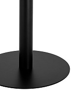 Стол обеденный Stool Group Толедо D80, черный, ножка черная от Водопад  фото 3