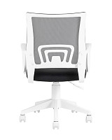 Кресло Stool Group TopChairs ST-BASIC-W серый, сетка/ткань, крестовина пластик пластик белый от Водопад  фото 5