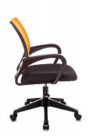 Кресло оператора Stool Group Topchairs ST-Basic оранжевый, сиденье черный, сетка/ткань, крестовина пластик от Водопад  фото 3