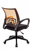 Кресло оператора Stool Group Topchairs ST-Basic оранжевый, сиденье черный, сетка/ткань, крестовина пластик от Водопад  фото 4