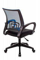 Кресло оператора Stool Group Topchairs ST-Basic синий, сиденье черный, сетка/ткань, крестовина пластик от Водопад  фото 4