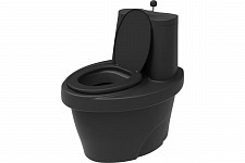 Торфяной туалет Rostok 206.1000.899.0 черный от Водопад  фото 1