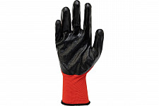 Перчатки Stels 678705 полиэфирные с чёрным нитрильным покрытием, размер 9, 13 класс вязки от Водопад  фото 3