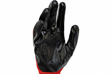 Перчатки Stels 678705 полиэфирные с чёрным нитрильным покрытием, размер 9, 13 класс вязки от Водопад  фото 4