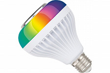 Лампа REV 32599 4 LED музыкальная, RGB, Bluetooth, динамик, ДУ, диммер, 13 режимов, 10 Вт, E27 от Водопад  фото 2