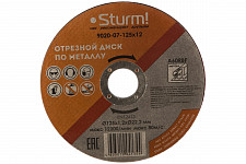 Диск отрезной Sturm! 9020-07-125x12 по металлу от Водопад  фото 1