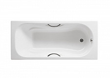 Чугунная ванна Roca Malibu 2333G0000 170х70 с отверстиями для ручек от Водопад  фото 1