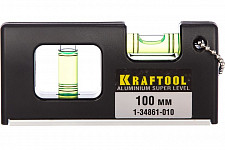 Уровень магнитный Kraftool Mini-Pro 100 мм супер-компактный, точность 0.5 мм/м, 1-34861-010 от Водопад  фото 1