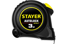 Рулетка с автостопом Stayer АutoLock 3м х 16мм 2-34126-03-16 от Водопад  фото 1