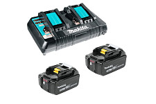 Аккумулятор+зарядное устройство Makita 191L75-3, DC18RD-1шт+BL1850B-2шт, 18В, 5.0Ач, Li-ion от Водопад  фото 1