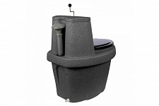 Торфяной туалет Rostok 206.1000.003.0 черный гранит от Водопад  фото 2