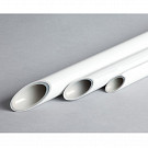 Полипропиленовая труба Fv-Plast PP-RCT Faser HOT  50х5,6 мм для ХВС, серая, 1м