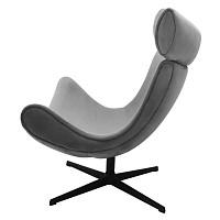 Кресло Bradex TORO серый, искусственная замша от Водопад  фото 3