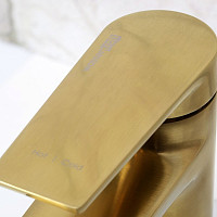 Смеситель для раковины WasserKRAFT Aisch 5503 матовое золото от Водопад  фото 4