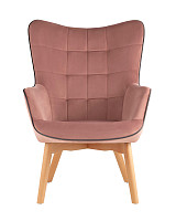Кресло Stool Group Манго, велюр, розовый от Водопад  фото 3