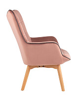 Кресло Stool Group Манго, велюр, розовый от Водопад  фото 4
