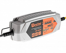 Зарядное устройство Wester CD-4000 900-011 для АКБ 12 В, макс 3,5 А, АКБ до 120 Ач от Водопад  фото 1