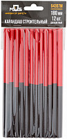 Карандаши строительные Mos 04307М, 180 мм, 12 шт., 2-х цветные от Водопад  фото 3