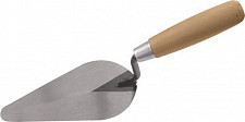Кельма штукатура Mos 04891М инструментальная сталь, деревянная ручка 150 мм от Водопад  фото 1