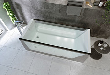Акриловая ванна Aima Design Neo 59155(1), 170х75, 2 стекла, принт бетон от Водопад  фото 4