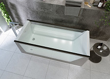 Акриловая ванна Aima Design Neo 59155(1), 170х75, 2 стекла, принт бетон от Водопад  фото 5