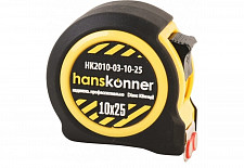Рулетка Hanskonner HK2010-03-10-25, длина 10 м, ширина 25 мм от Водопад  фото 1