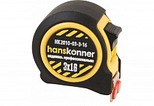 Рулетка Hanskonner HK2010-03-3-16, длина 3 м, ширина 16 мм от Водопад  фото 1