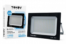 Прожектор светодиодный Tokov Electric TKL-FL/LED-100-6.5K-IP65 100 Вт 6700 лм 6500 К IP 65 черный от Водопад  фото 1
