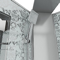 Душевая кабина Niagara Lux 7799WBK 900х900х2100 без г/м, стекло прозрачное, профиль хром, стенки серебро, поддон 15см от Водопад  фото 4