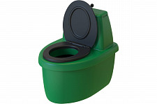 Торфяной туалет Rostok Комфорт 2042.0000.406.000 зеленый от Водопад  фото 1