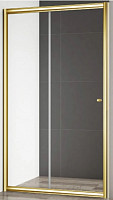 Душевая дверь Cezares Giubileo GIUBILEO-BF-1-140-C-G 1400х1950, стекло прозрачное, профиль золото от Водопад  фото 1