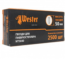 Гвозди Wester 826-003 для пневмостеплера NT5040, 50 мм, 2500 шт от Водопад  фото 3