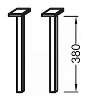 Ножки Jacob Delafon Terrace EB322-NF для мебели 38 см от Водопад  фото 2