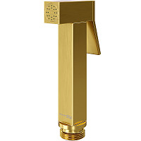 Лейка гигиеническая WasserKRAFT A213 с фиксатором, золото матовое от Водопад  фото 1