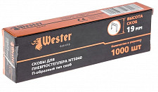 Скобы Wester 826-018 для пневмостеплера NT5040 19 мм 1000 шт от Водопад  фото 2