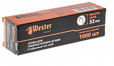 Скобы Wester 826-019 для пневмостеплера NT5040 32 мм 1000 шт от Водопад  фото 2