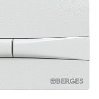 Кнопка смыва Berges Novum F1 040051, белая от Водопад  фото 5