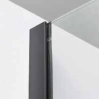Душевой уголок WasserKRAFT Elbe 74P18 900х1000х2000, прозрачное стекло, профиль черный от Водопад  фото 4