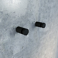 Комплект одинарных крючков Iddis Petite PET2SB1i41, черный матовый от Водопад  фото 2