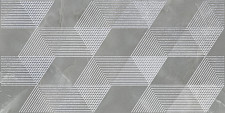 Декор Azori Opale Grey Geometria 31,5*63 (ШТ) от Водопад  фото 1