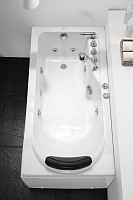 Акриловая ванна Gemy G9006-1.7 B L 170х75 с гидромассажем, левая от Водопад  фото 3