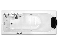 Акриловая ванна Gemy G9006-1.7 B L 170х75 с гидромассажем, левая от Водопад  фото 4